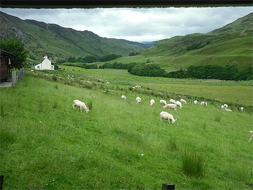 View of the hills